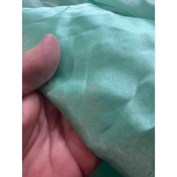 Light mint green strapless maxi wedding prom special ocassion dress size 10 - Picture 5 of 9